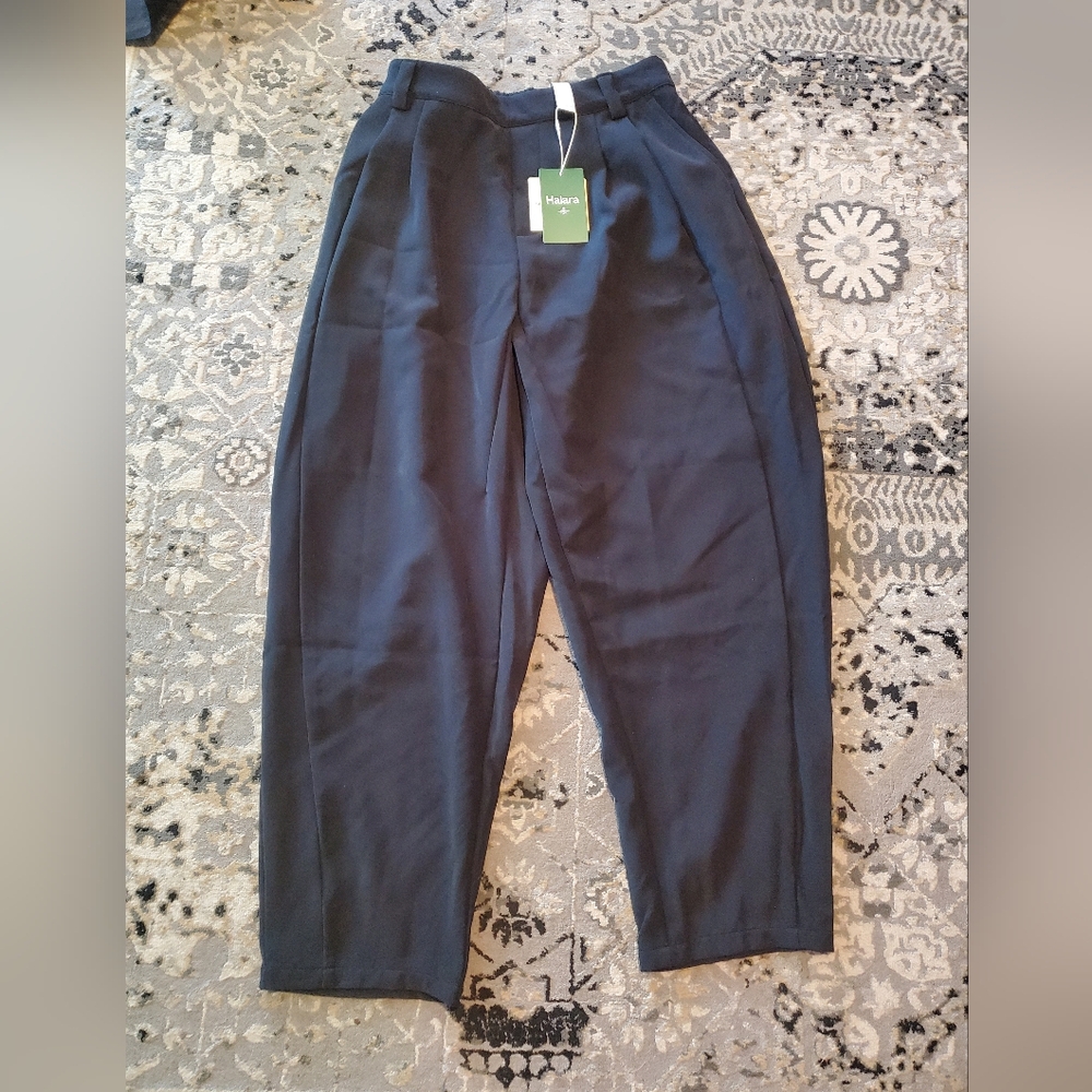 HALARA Men's Dark Navy Dress Pants - Classic Tailored Style